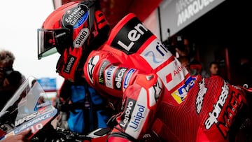 Marc Márquez se sube a la Ducati de MotoGP.