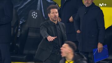 Con el incendio del momento y Simeone reaccionó así según quedó eliminado el Atleti