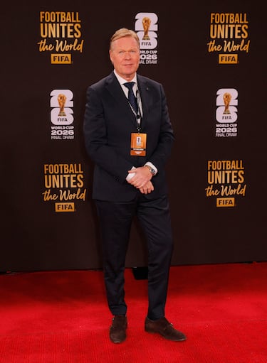 El entrenador de Países Bajos , Ronald Koeman.