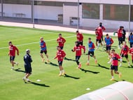 23/04/24 ENTRENAMIENTO DEL RAYO VALLECANO EN LA CIUDAD DEPORTIVA