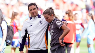 04/05/25 FUTBOL FEMENINO PARTIDO PRIMERA DIVISISON
GRANADA - REAL MADRID
Alberto Toril (Real Madrid CF Femenino) y Leupolz
