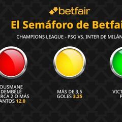 El semáforo de Betfair para la final de la Champions League