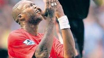 <b>POSIBLE ESTAFA. </b>El Liverpool pagó 20 millones por Djibril Cissé .