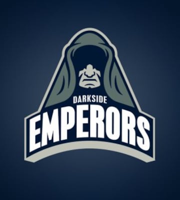 Los personajes de Star Wars como logos deportivos