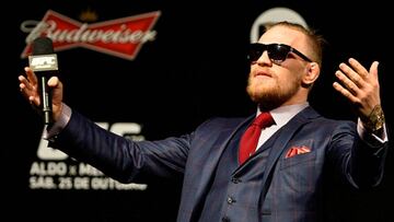 Conor McGregor, peleador irlandés de la UFC.