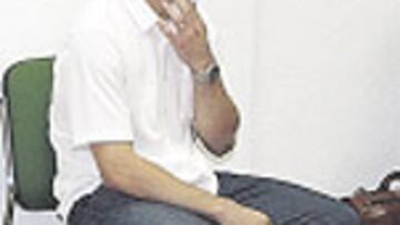 Lenisio, ayer en el juzgado.