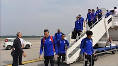 Egipto llega a Italia y es optimista con diagnóstico de Salah