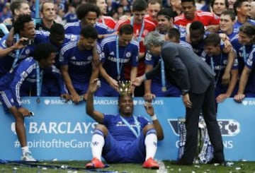 El Chelsea celebró su título de campeón de la Premier League. 