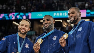 The 39-year-old basketball legend officially named the team that won the gold medal at the Paris 2024 Olympic Games.