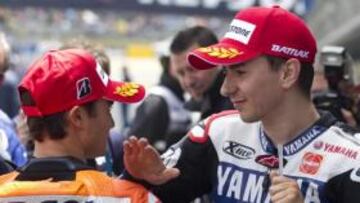 <b>JUNTOS. </b>Dani y Jorge ya han compartido categoría ocho años.