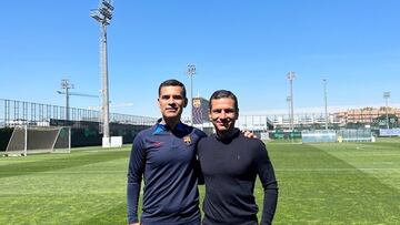 Rafael Márquez y Jaime Lozano en Bercelona