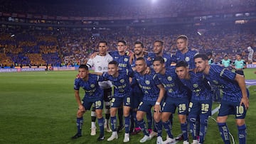 El once titular del América ante Tigres