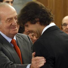 Nadal cenó con el rey Juan Carlos tras ganar Roland Garros