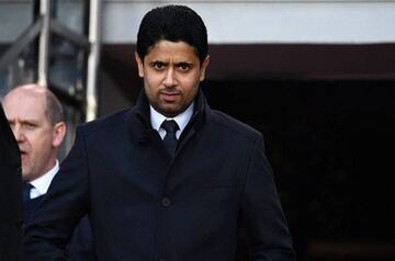 Rival owner | Paris Saint-Germain's Qatari President Nasser Al-Khelaifi.