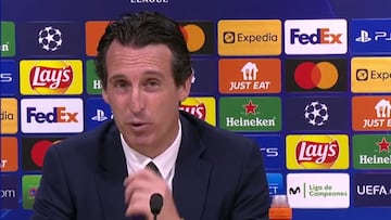 Rueda de prensa de Unai Emery después del Villarreal-Liverpool