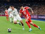 07/04/26 PARTIDO CHAMPIONS LEAGUE CUARTOS IDA
REAL MADRID - BAYERN MUNICH
LUIS DIAZ TRENT ALEXANDER ARNOLD