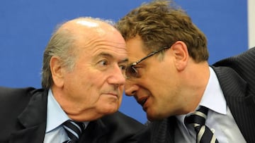 Joseph Blatter y Jerome Valcke.