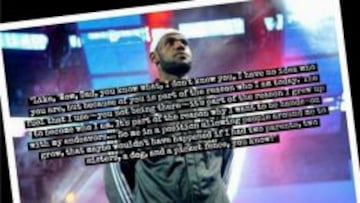 La imagen con la carta de LeBron.