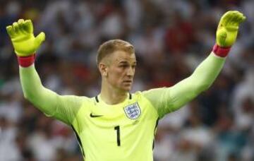 El puesto 20 es para el guardameta inglés Joe Hart.