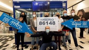 Gana el Gordo un día después de quedarse en paro