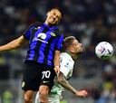 Sólo 25 minutos para Alexis: Inter perdió el invicto ante Sassuolo