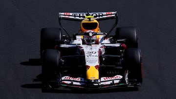 El RB de Liam Lawson en la Fórmula 1.