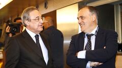 Javier Tebas responde en una dura carta a Florentino Pérez