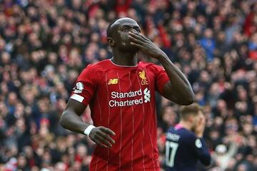 Sadio Mané scored Liverpool's second as the Reds came from behind to beat Bournemouth on Saturday.