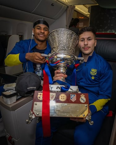 Roony Bardghji y Marcus Rashford.