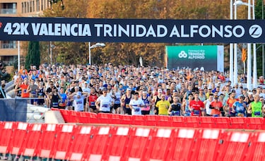 La Ciudad de las Artes y las Ciencias fue el escenario, un año más, de la salida y la llegada de la popular carrera.