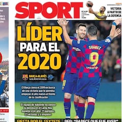 Las portadas catalanas recuperan la sonrisa: "Invicto"