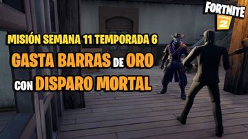 &iquest;D&oacute;nde est&aacute; Disparo Mortal para gastar barras de oro con &eacute;l en Fortnite?