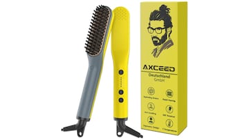 Cepillo alisador de barba eléctrico Axceed A-6385 en Amazon