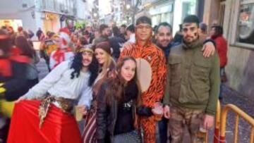 Óliver disfruta del carnaval