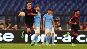 Santiago Giménez ya sabe lo que es anotarle a la Lazio