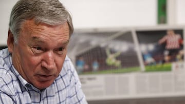 Javier Clemente en su entrevista a Efe.