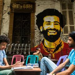 Las calles de El Cairo se inundan de imágenes de Salah