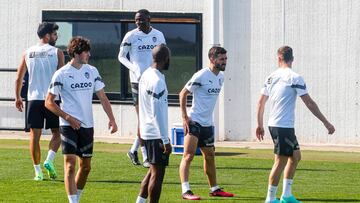 Nico no entrena con el resto de sus compañeros