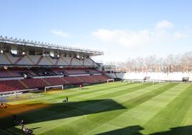 Las imágenes del estado actual del césped de Vallecas