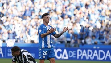 Max Svensson ante el Castellón.