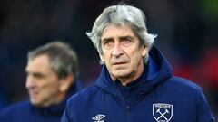 Manuel Pellegrini en el West Ham.