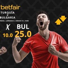 Turquía vs. Bulgaria: horario, dónde ver, pronósticos y clasificación