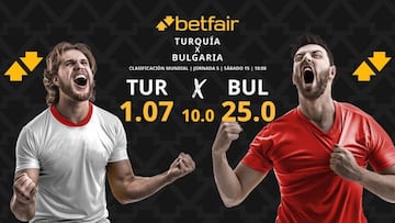 Turquía vs. Bulgaria: horario, dónde ver, pronósticos y clasificación