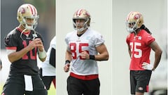 Cuando San Francisco 49ers tomen la posesi&oacute;n del bal&oacute;n, Garoppolo, Mostert y Kittle jugar&aacute;n un papel importante para la ofensiva de Kyle Shanahan.