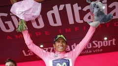 Nairo gana en el Blockhaus y es el líder del Giro de Italia