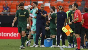 Garitano en Mestalla.