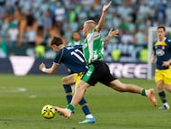 Pablo García, ante el Espanyol.
