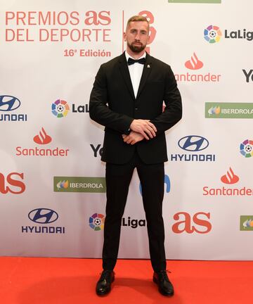 Carlos Arévalo posa en la XVI Edición de la Gala Anual Premios AS del Deporte.