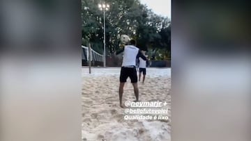 Cabreará más al PSG: Neymar jugando al Futvóley en la playas de Brasil