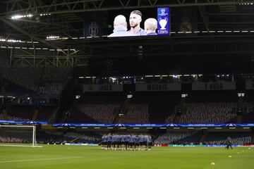 Las imágenes del entrenamiento del Real Madrid en Cardiff